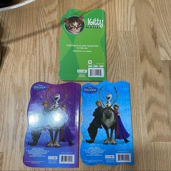 Frozen & Cat Book Bundle Kids (3) Hardcover Disney - Picture 5 of 5